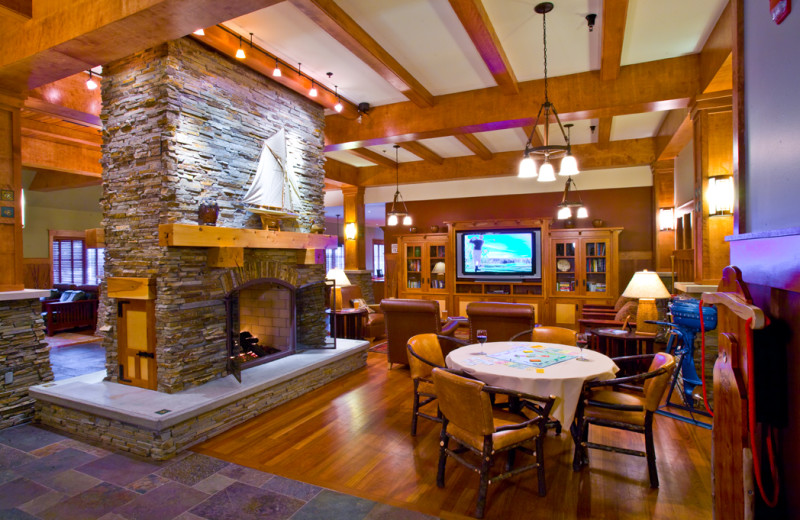 Lobby at Tamarack Lodge.