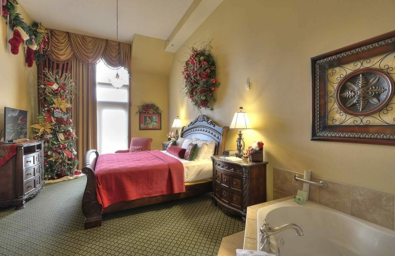 Guest suite at The Inn at Christmas Place.