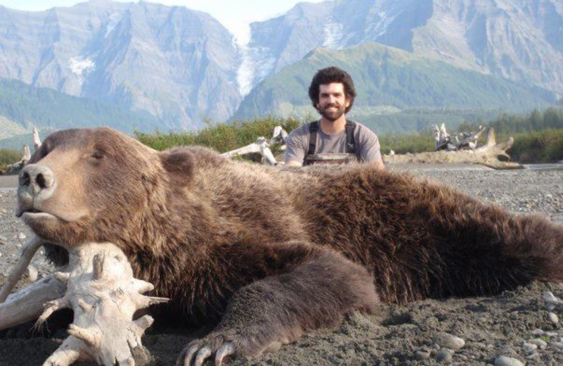 Coastal brown bear hunting at Port Lions Lodge.