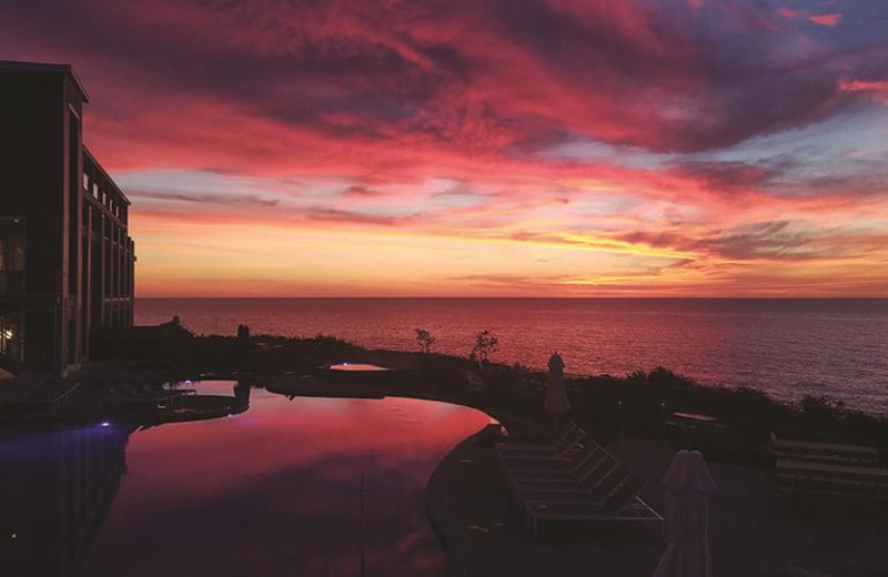 Sunset at Cliff House Maine.