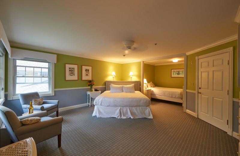 Guest room at The Inn at Ocean's Edge.