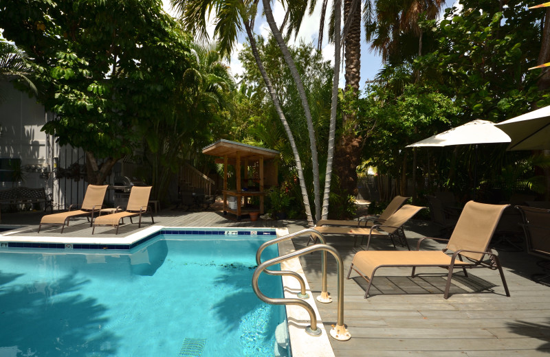 Outdoor pool at Key West Vacation Rentals.