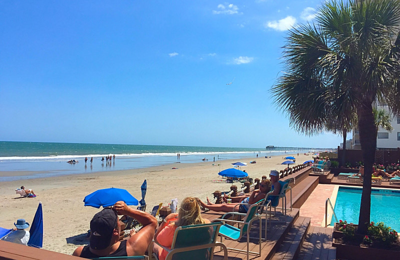 The beach at Water's Edge Resort.