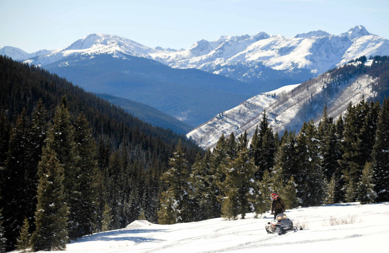 Snowmobiling Trails at Aspen Canyon Ranch