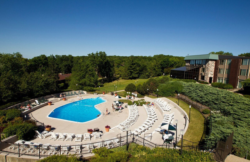 Exterior view of The Ridge Hotel.