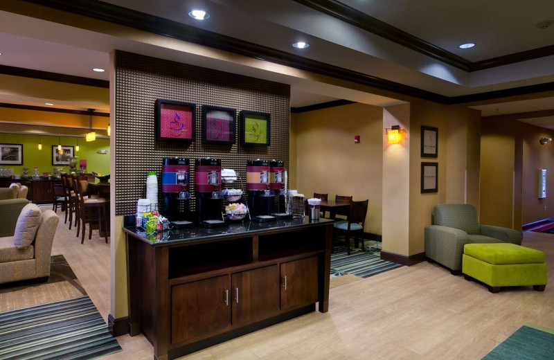 Lobby at Hampton Inn Stow.