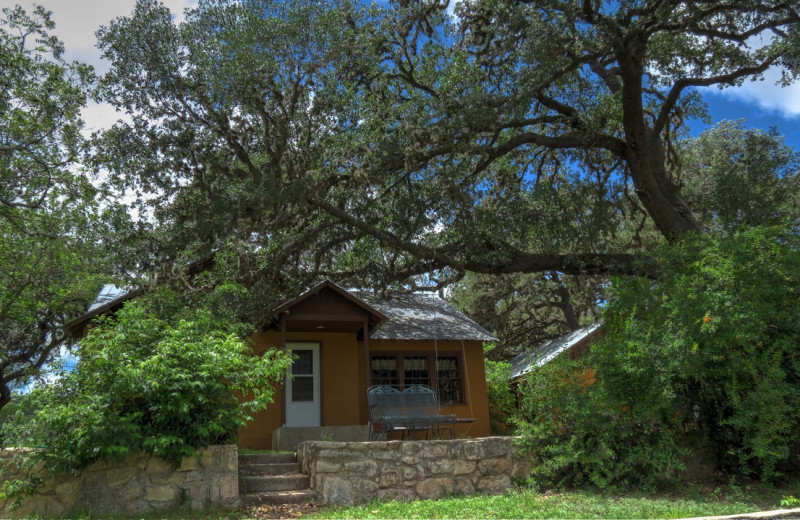 Cabin exterior at Foxfire Cabins.