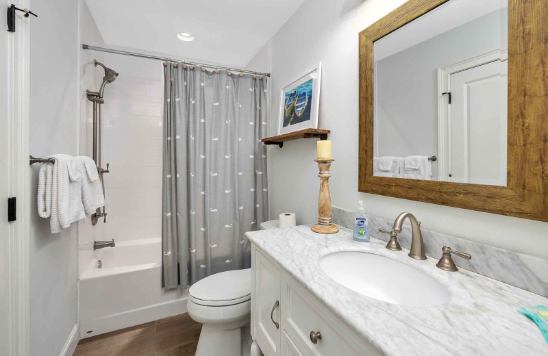 Bathroom at Real Escapes Properties - Landfall Cottage.