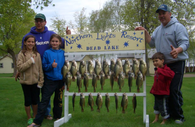 Fishing at Northern Lights Resort.