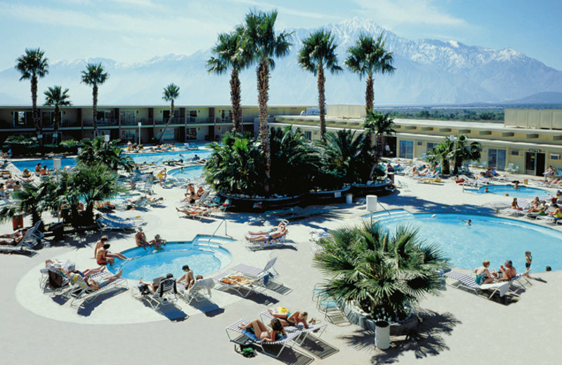 Outdoor pool at Desert Hot Springs Spa Hotel.