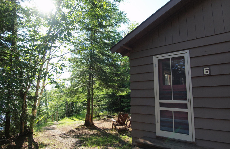 Cabin exterior at Tuscarora Lodge 