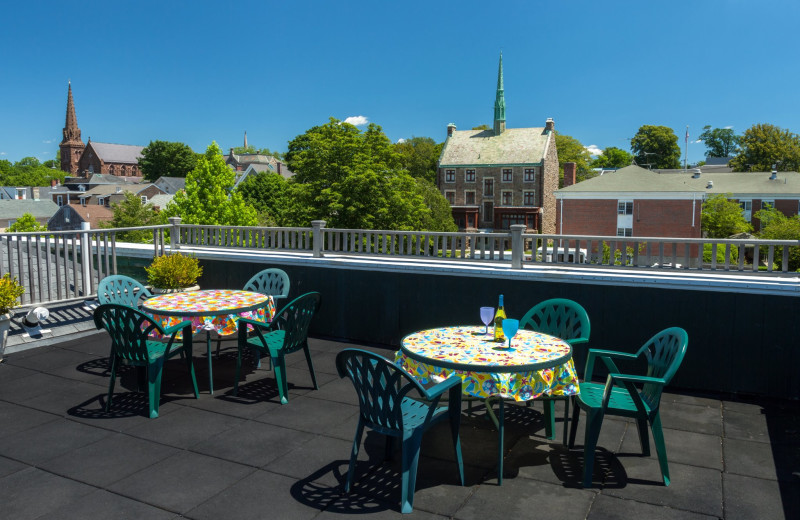 Patio at Admiral Fitzroy Inn.