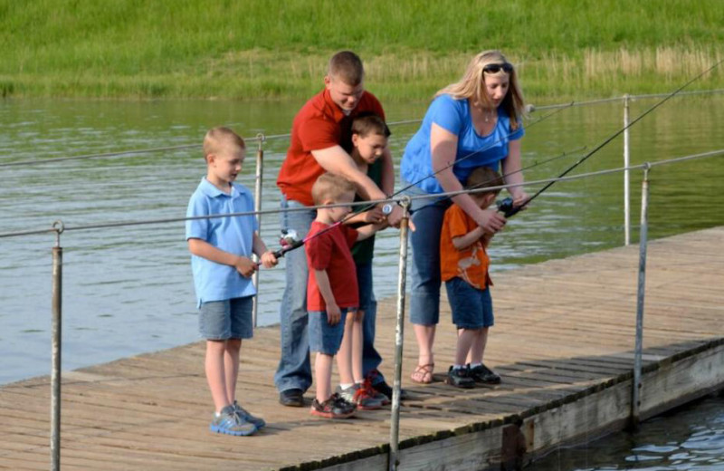 Fishing at YMCA Trout Lodge & Camp Lakewood.