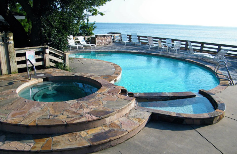 Pool Area at The Inn at Corolla Lighthouse