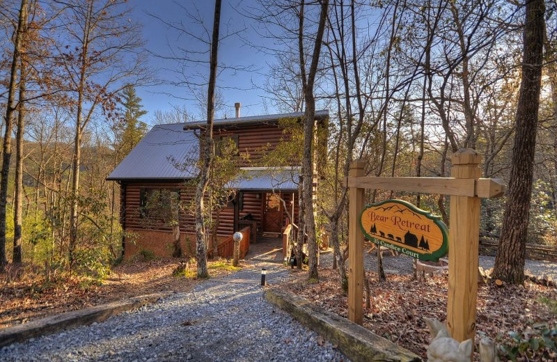 Rental exterior at My Mountain Cabin Rentals.