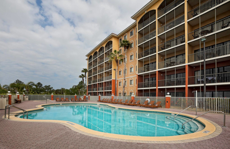 Outdoor pool at Westgate Towers Resort.