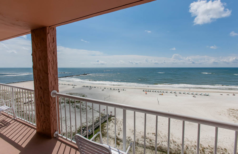 Ocean view at Perdido Beach Resort.