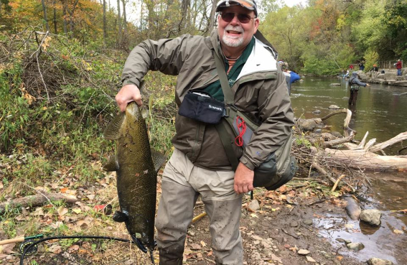 Fishing at Riverwood Resort.