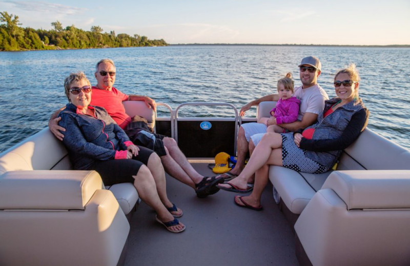 Family at Great Blue Resorts- Cherry Beach Resort.