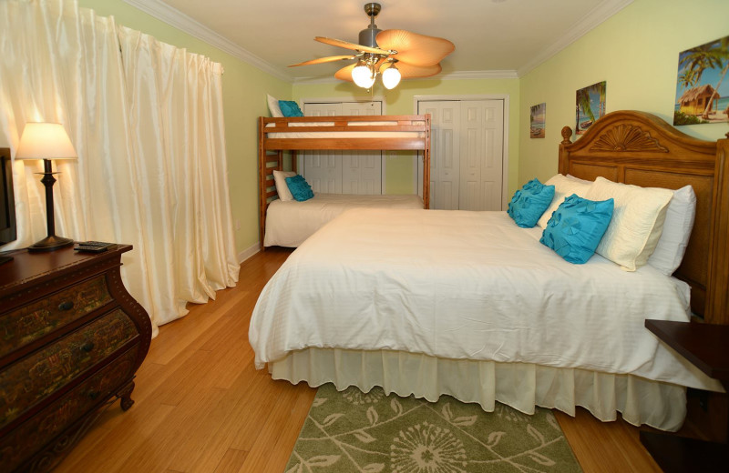 Guest bedroom at Nautilus Condominiums.