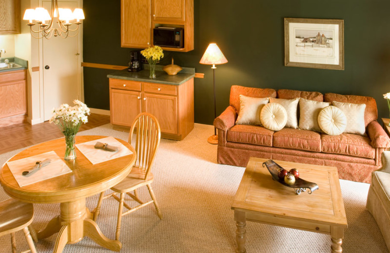 Guest room at Wintergreen Resort.