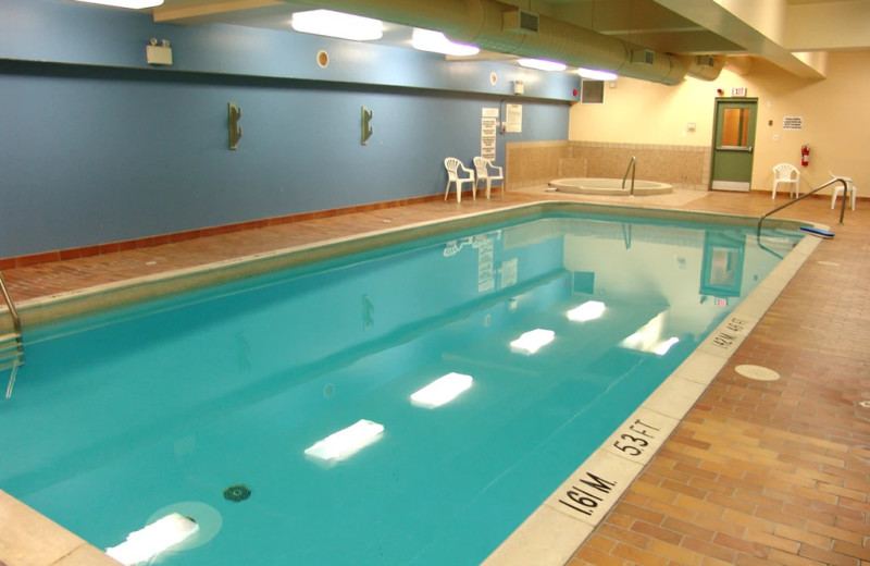 Indoor pool at Bayview Wildwood Resort.