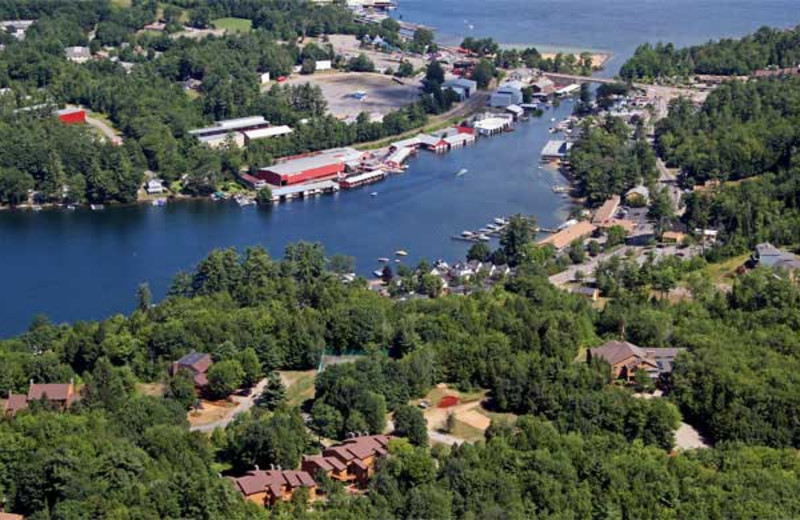 Aerial view of Summit Resort.