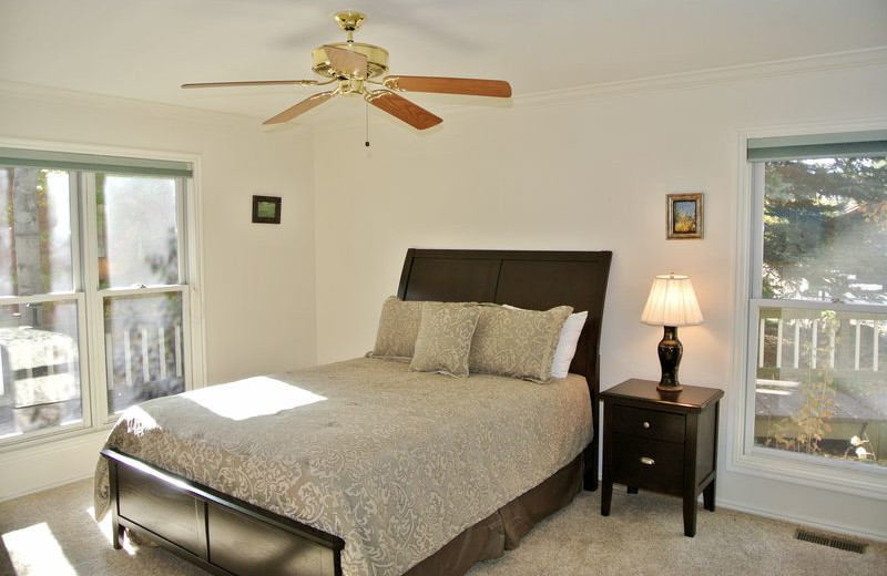 Rental bedroom at Durango Colorado Vacations, LLC.