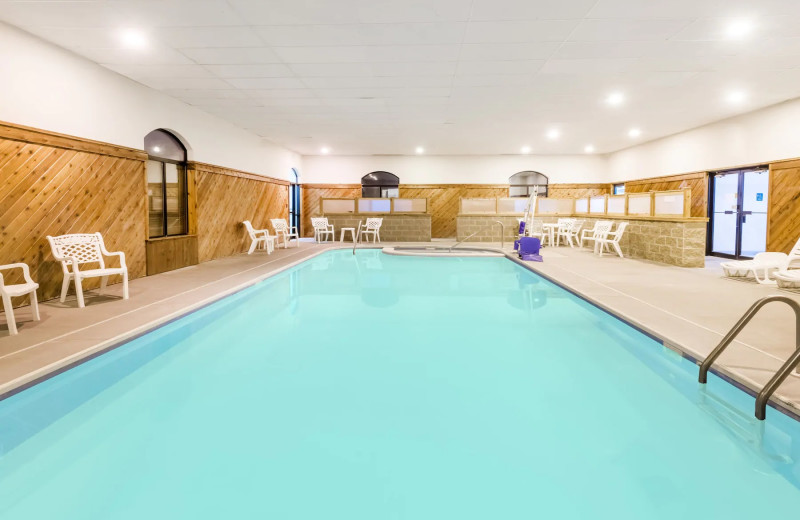 Indoor pool at Ramada of Strasburg/Dover.