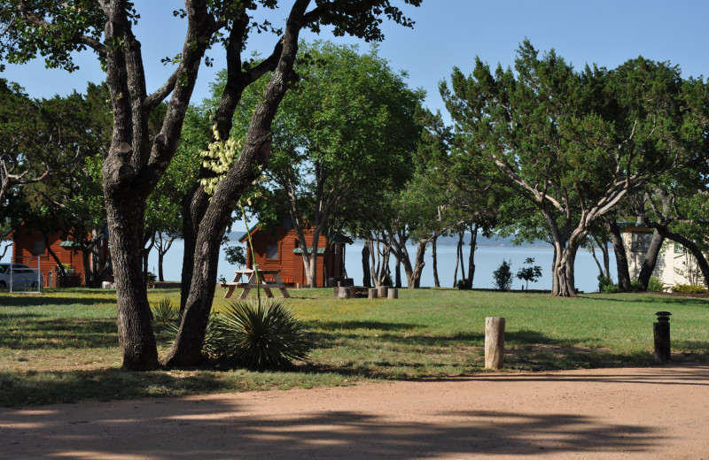 Cabins at Willow Point Resort.