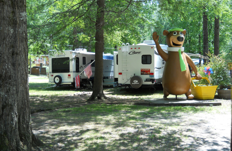 Camping at Yogi Bear's Jellystone Resort Cherokee.