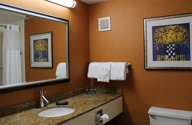 Guest Bathroom at Best Western Plus Fresno Airport Hotel