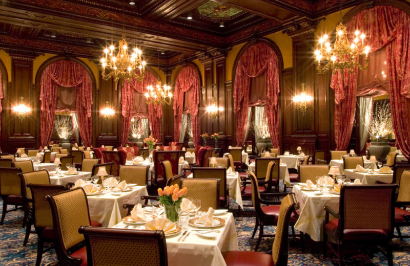 Dining at Hotel DuPont.