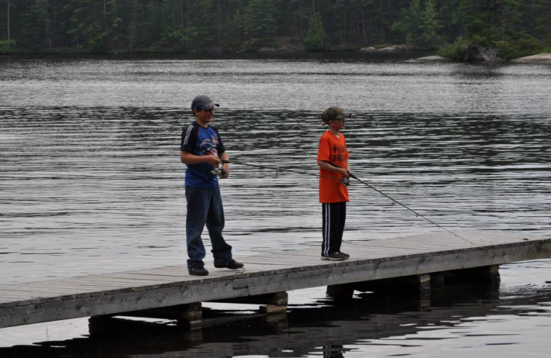 Fishing at Memquisit Lodge