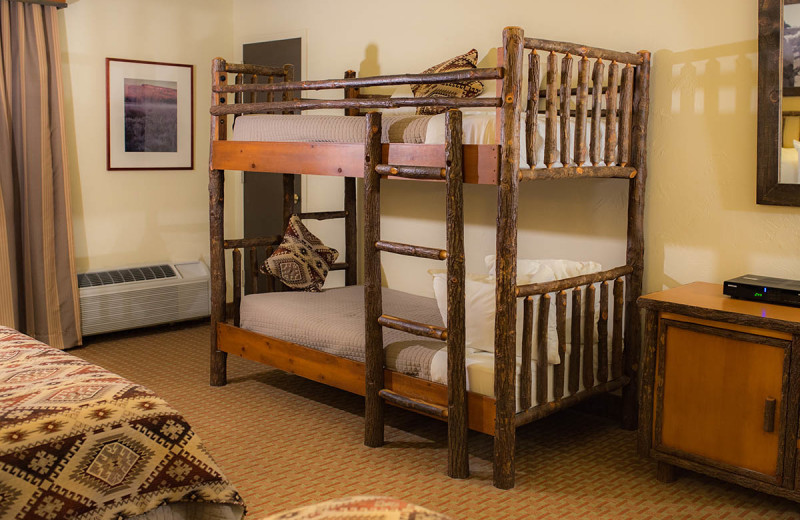 Guest room at Rocking Horse Ranch Resort.