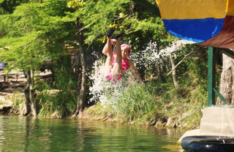 Water slide at Neal's Lodges.