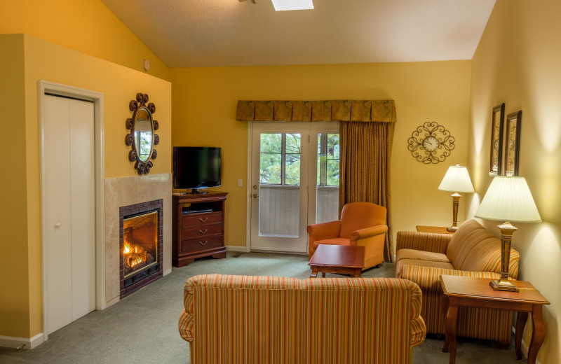 Guest living room at Massanutten Resort.