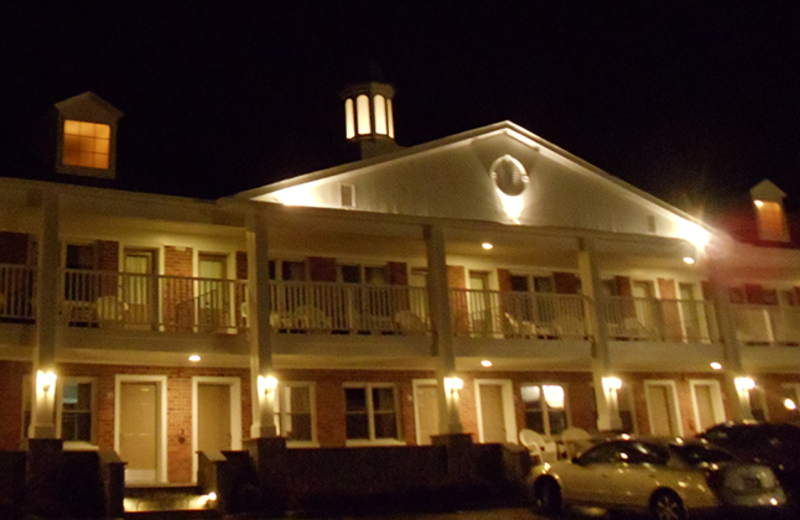 Exterior view of Inn on the Hudson.