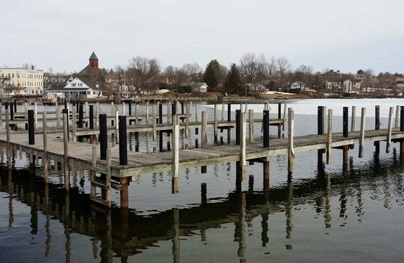 Dock at Windrifter Resort.