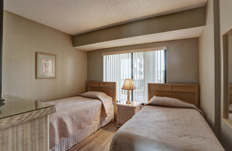 Guest bedroom at Caprice Resort.