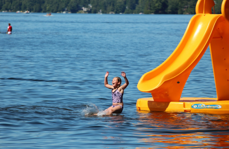 Water slide at Bonnie View Inn.