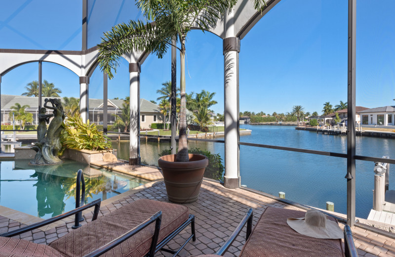 Rental pool at Marco Escapes.