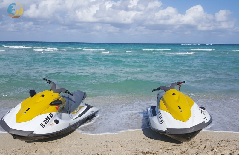 Beach at HORA Vacation Rentals.