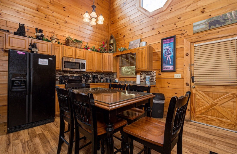 Rental kitchen at Eden Crest Vacation Rentals, Inc.