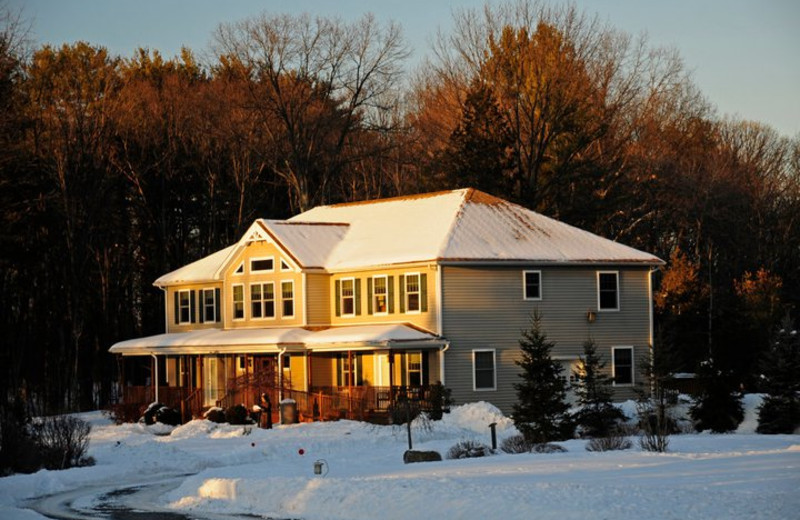 Winter time at Moondance Ridge Bed & Breakfast.