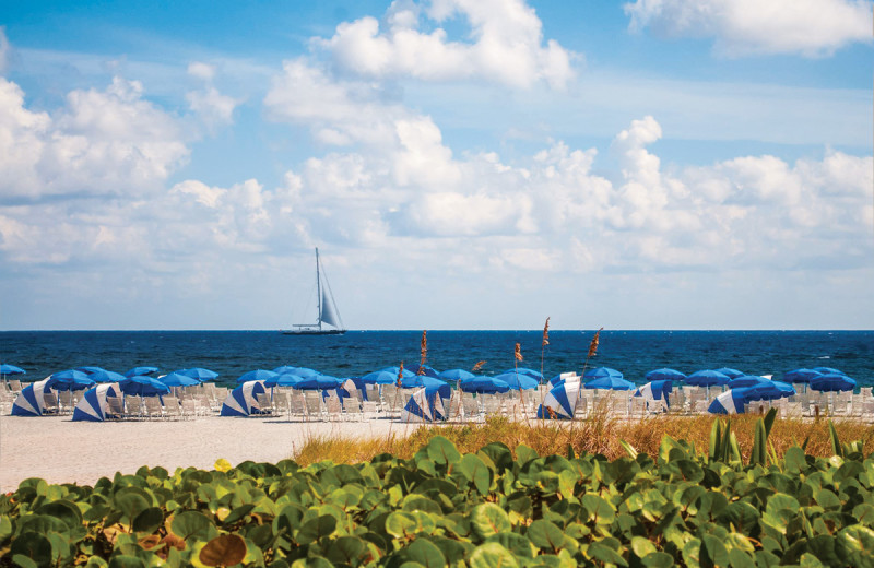 The beach at The Seagate Hotel & Spa.