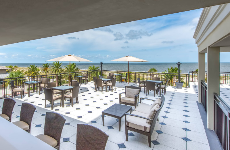 Patio at Westin Jekyll Island.