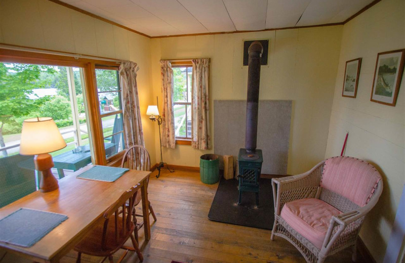 Guest room at Quimby Country Lodge & Cottages.