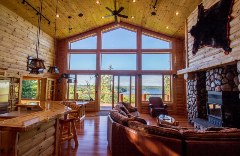 Vacation home interior at Solbakken Resort.