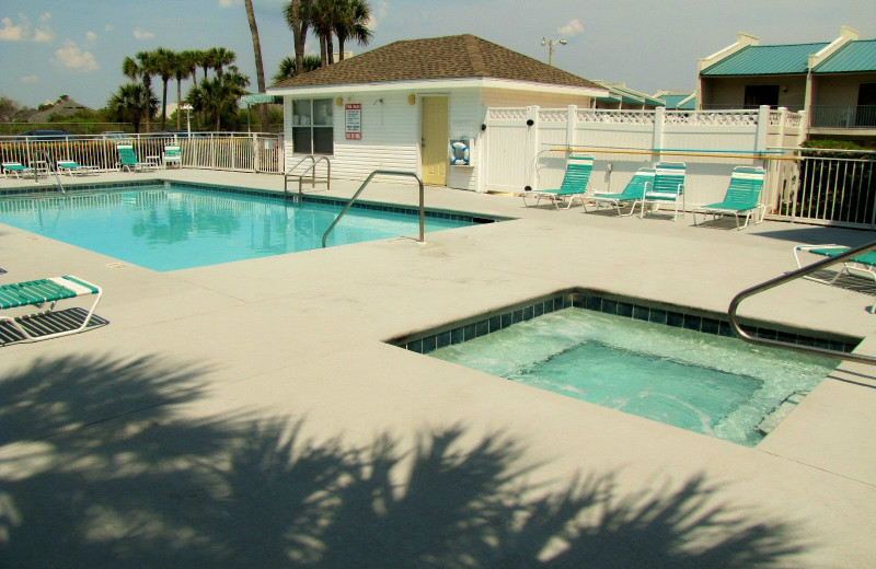 Rental pool at Crystal Waters Vacations.